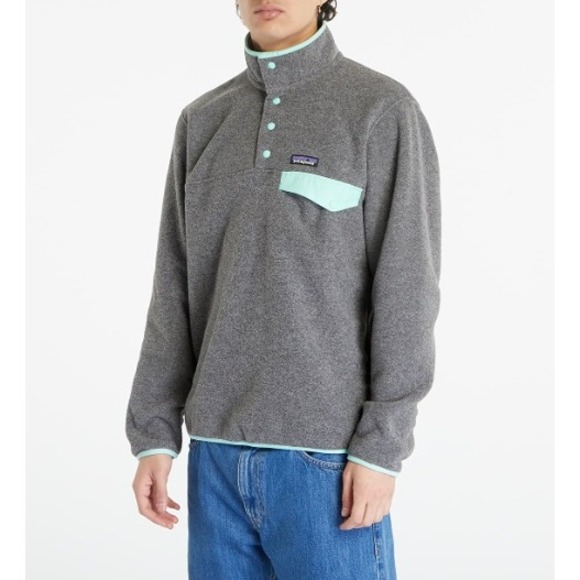 Patagonia Other - PATAGONIA Lightweight Synchilla Snap-T‎ Pullover Nickel Grey Men Small Fleece